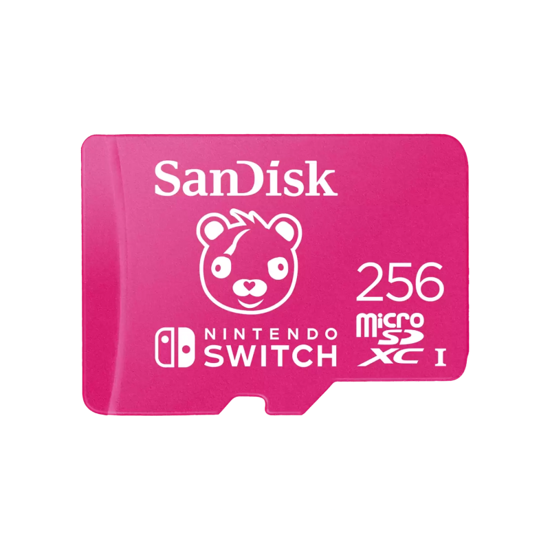Tarjeta de Memoria Sandisk MicroSDXC 256GB UHS-I Card C10 U3 100Mb for Nintendo Switch Fortnite Edition