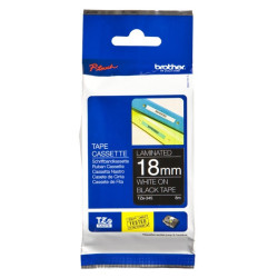 Cinta P/Rotuladoraladora Brother Tze345 18Mm Blanco/Negro