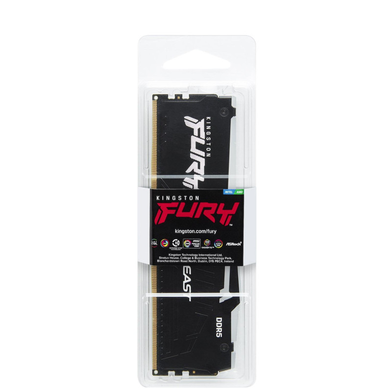 Memoria Ddr5 16Gb Kingston 5600Mhz Fury Beast Black Rgb