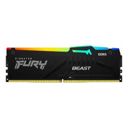 Memoria Ddr5 16Gb Kingston 6400Mhz Fury Beast Black Rgb