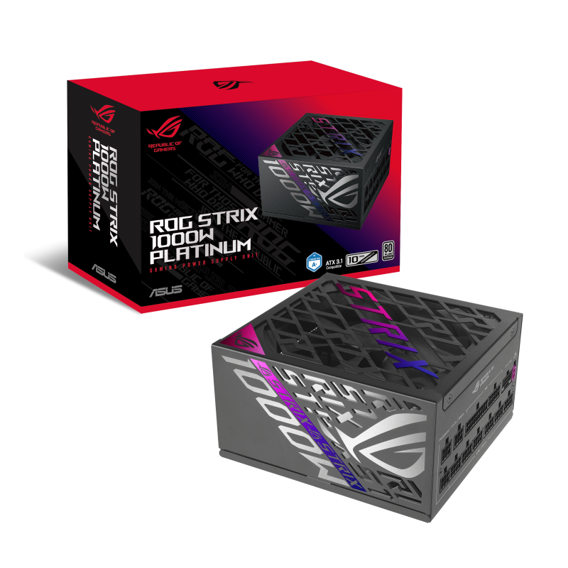 Fuente 1000W Asus 80 Plus Rog Strix 1000P Platinum
