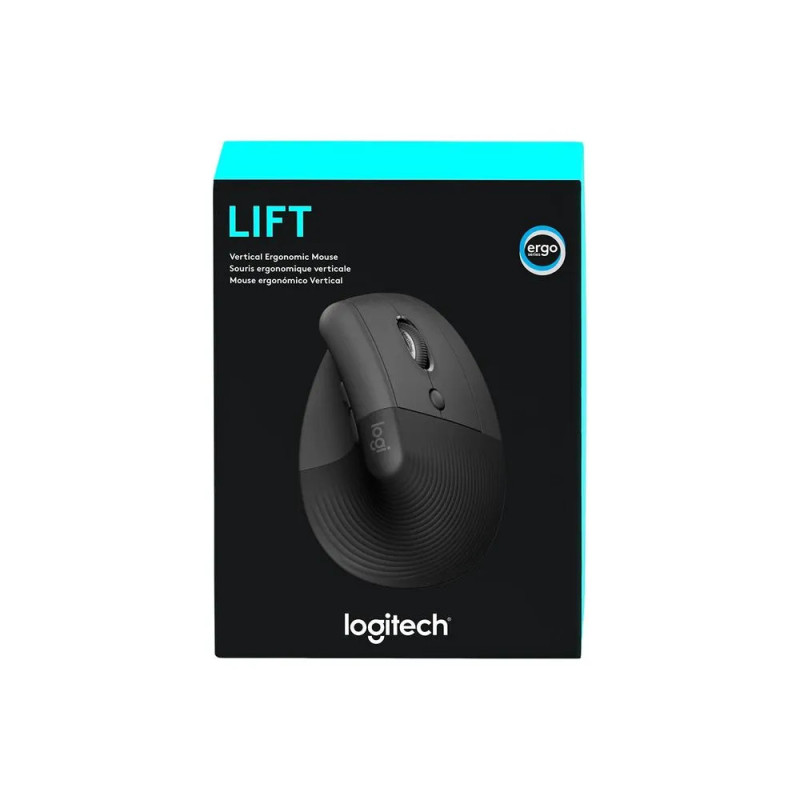 Mouse Logitech Lift Vertical Wireless Negro