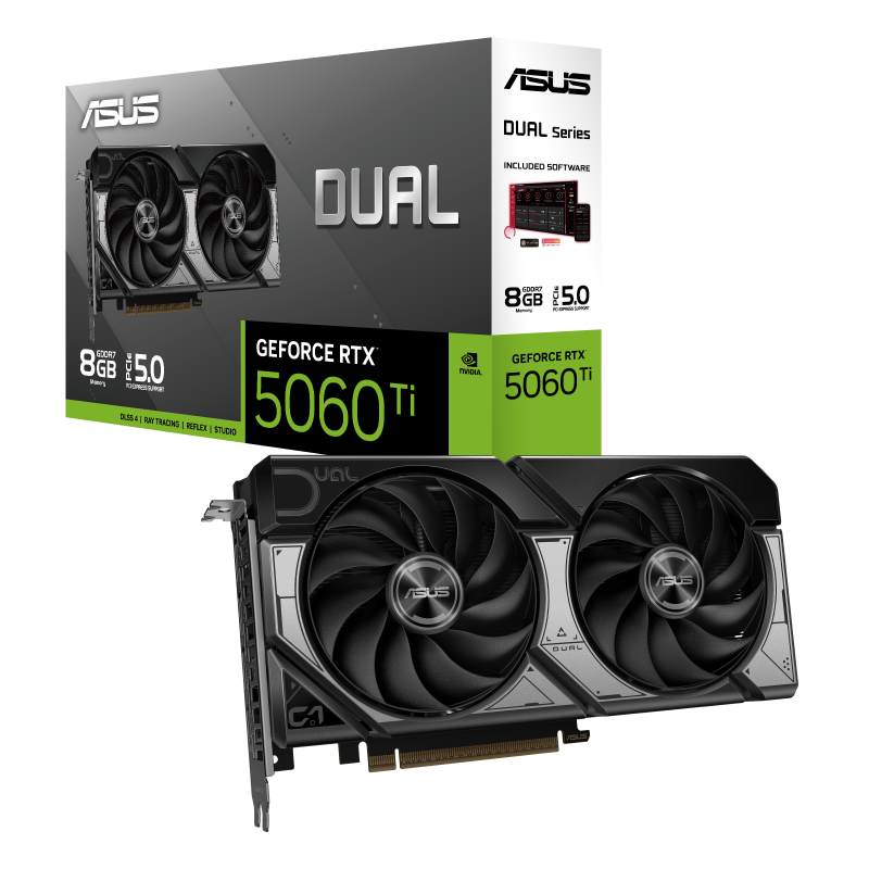 Asus Dual Rtx 5060 Ti 8Gb Gddr7  Placa De Video Oc