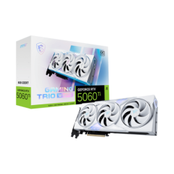 Placa De Video 8Gb Rtx 5060 Ti Msi Gaming Trio Oc White