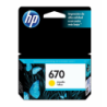 Cartucho HP 670 YELLOW INK Cartucho CZ116AL