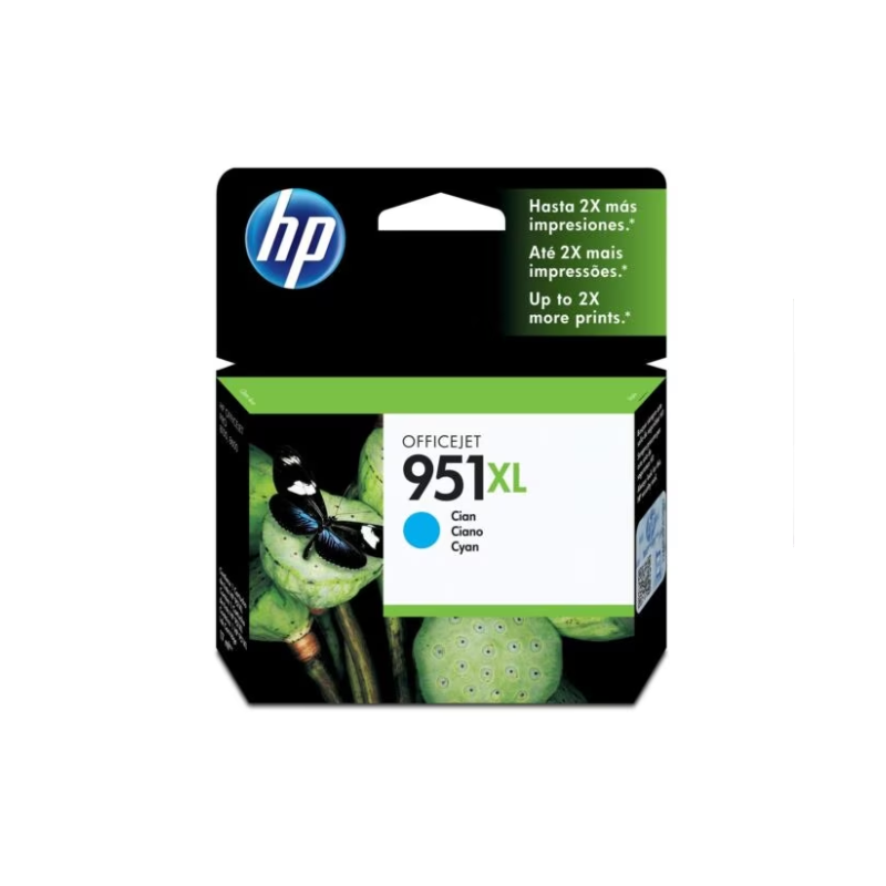 Cartucho HP 951XL Cyan Ink Cartucho CN046AL