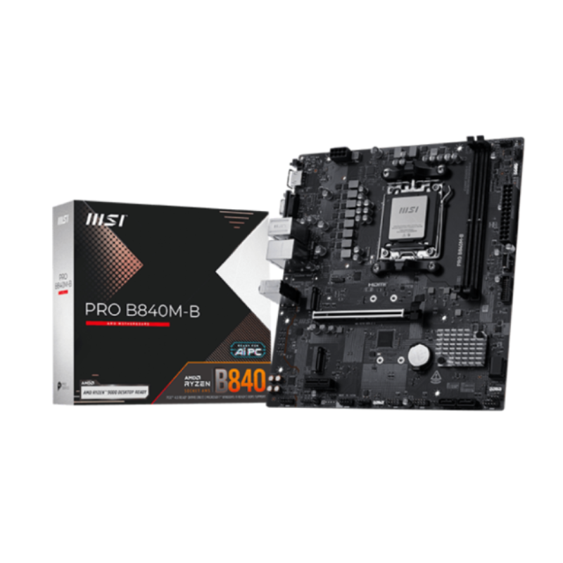 Motherboard MSI PRO B840M B DDR5 AM5 Serie 7000/8000/9000