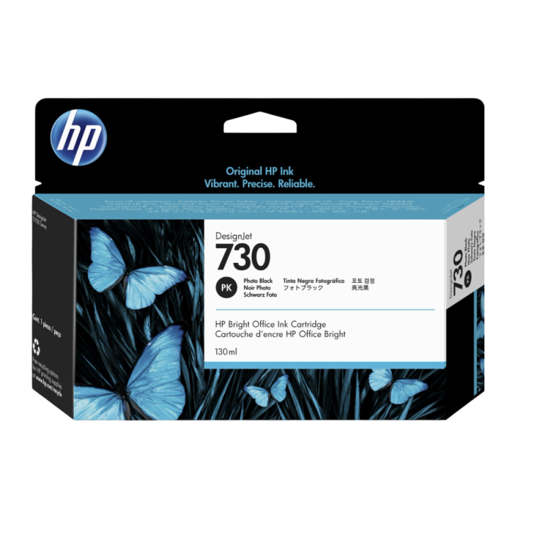 Cartucho P2V67A HP 730 130 ml Photo Black Ink
