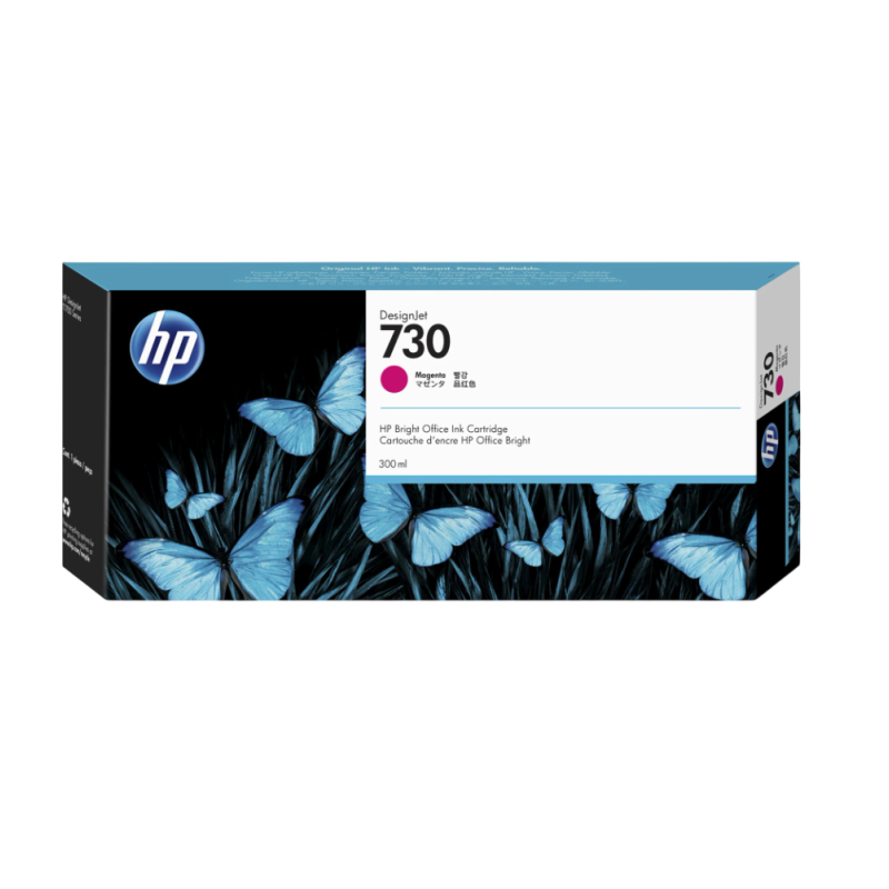 Cartucho P2V69A HP 730 300 ml Magenta Ink Cartucho
