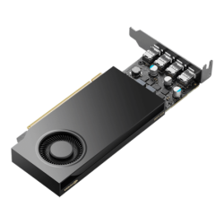 PLACA DE VIDEO PNY QUADRO RTX A400 4Gb GDDR6 4x Mini Display Port