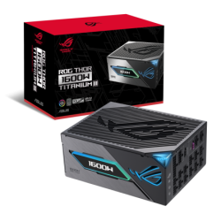 Fuente 1600W Asus 80 Plus Rog Thor 1600P3 Platinum