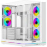 Gabinete Arkham Boreal Blanco 5 Fan Argb Atx