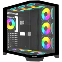Gabinete Arkham Procyon V2 Atx 7 Ventiladores Argb