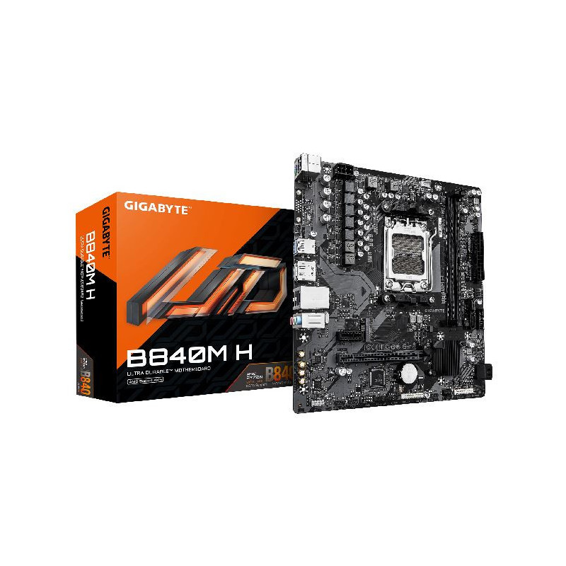 Motherboard Gigabyte B840M H Ddr5 Placa Base Am5 Micro-Atx