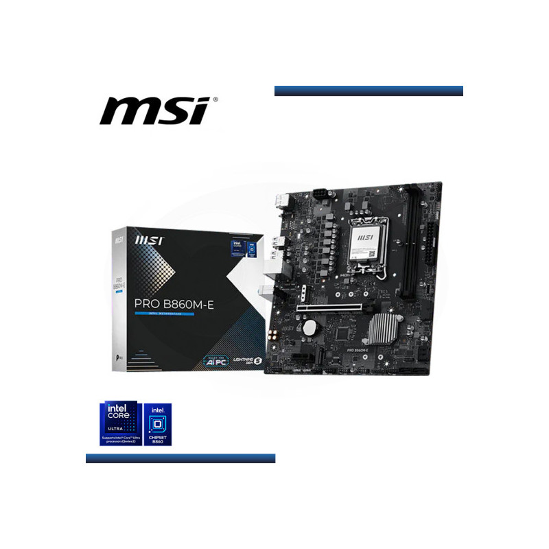 Motherboard Msi B860M-E Ddr5 M-Atx Socket 1851
