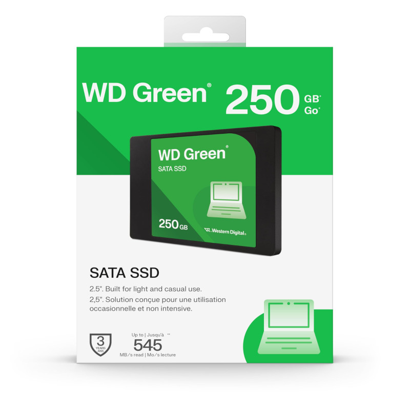 Disco Ssd Wd 250Gb Green 2.5 Sata 545Mb/S