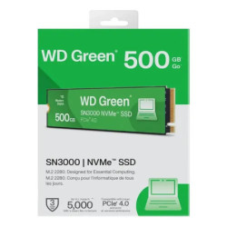 Disco Ssd Wd M.2 Nvme 500Gb Green Sn3000 G4