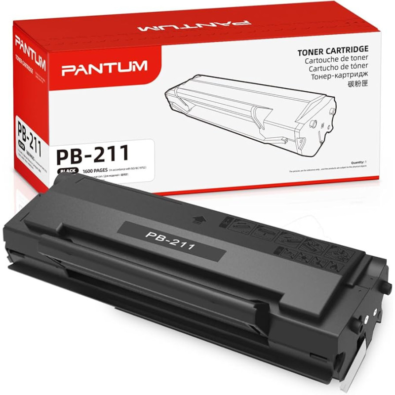 Toner Pantum Nt Pb211 Negro 1600 Páginas