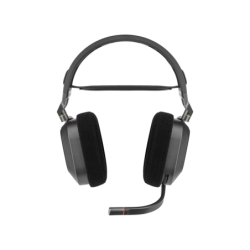 Auricular gaming Corsair HS80 RGB wireless con audio espacial - carbón