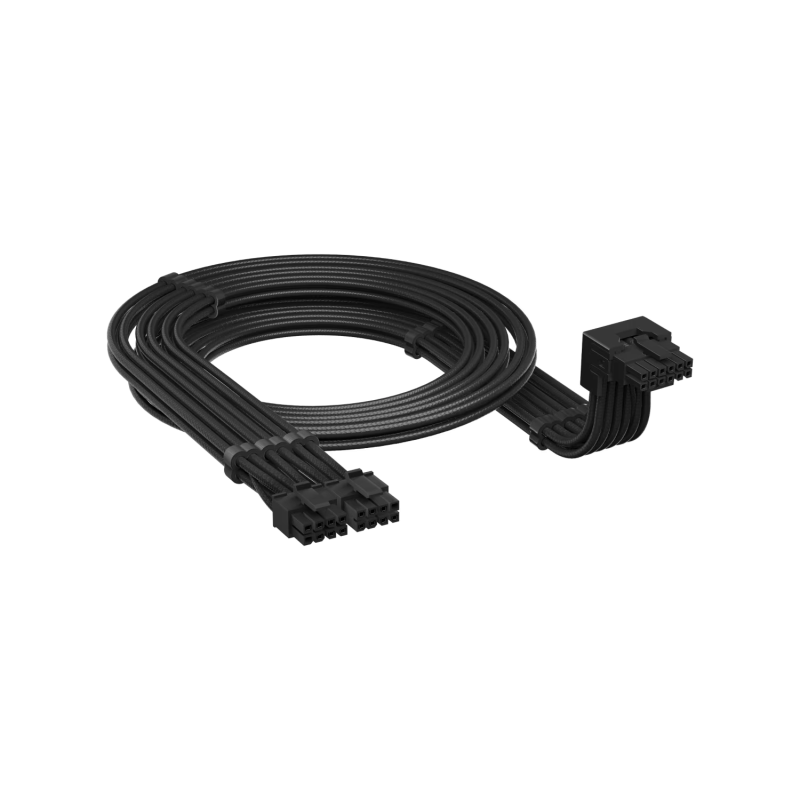 Cable estilo A de 12 V y 2 x 6 de 90° para fuente de alimentación tipo 5 de CORSAIR