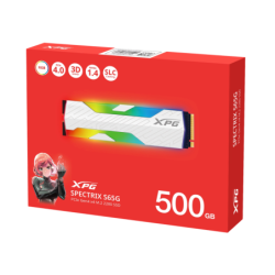 Disco Interno SSD ADATA SPECTRIX S65G RGB 500GB M.2 2280 NVMe PCIe 4.0 5000MB/s