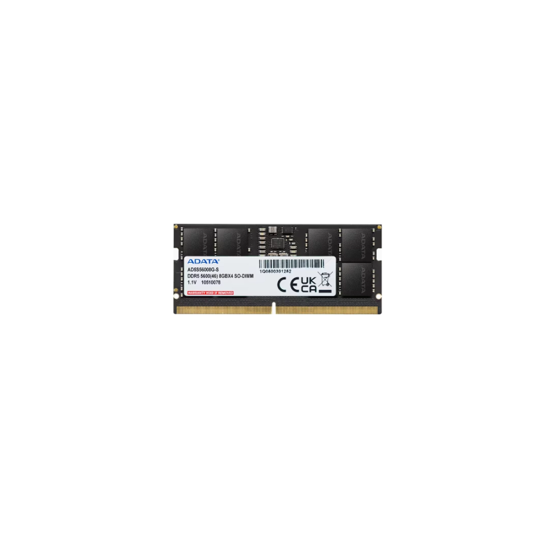Memoria Ram SODIMM ADATA 8GB DDR5 5600MHz CL46 1.1V