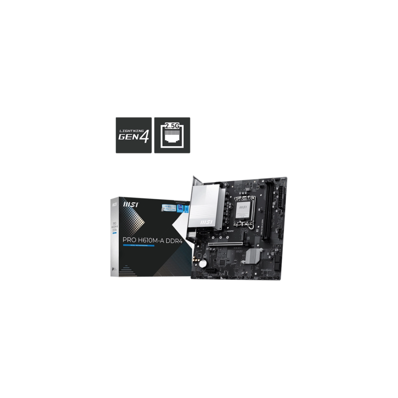Motherboard MSI PRO H610M-A LGA 1700 DDR4