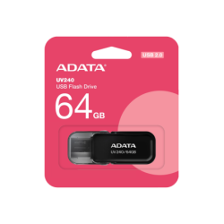 Pen Drive ADATA UV240 64GB USB 2.0 BLACK