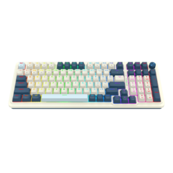 Teclado Redragon Eisa Pro K686 Blanco - Azul