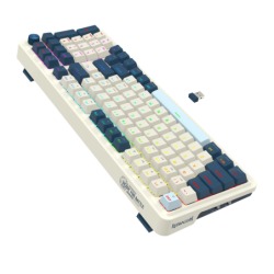 Teclado Redragon Eisa Pro K686 Blanco - Azul