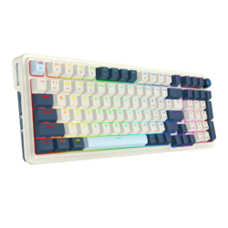 Teclado Redragon Eisa Pro K686 Blanco - Azul