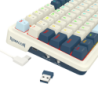 Teclado Redragon Eisa Pro K686 Blanco - Azul