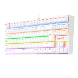 Teclado Redragon Kumara 2 K552 Rainbow Blanco