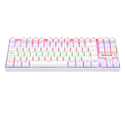 Teclado Redragon Kumara 2 K552 Rainbow Blanco