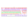 Teclado Redragon Kumara 2 K552 Rainbow Blanco