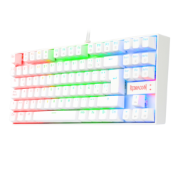 Teclado Redragon Kumara K552 RGB Blanco