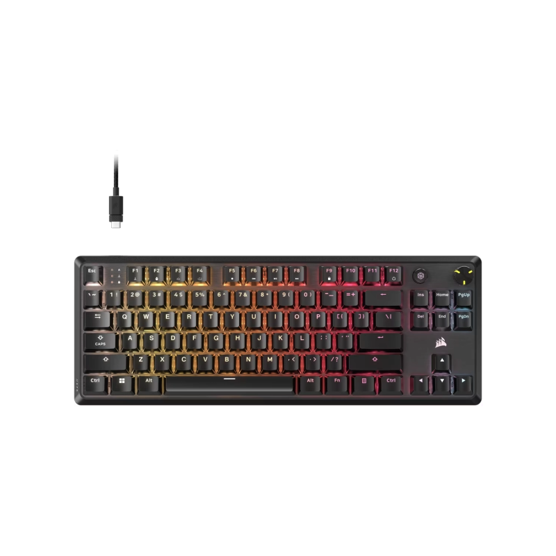 Teclado gamer CORSAIR K70 CORE TKL RGB USB
