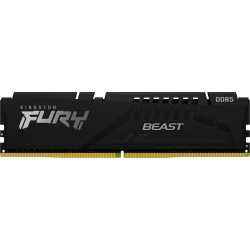 Memoria Ram UDIMM KINGSTON Fury Beast 8GB DDR5 60000MHz CL36 1.35V Single Negro