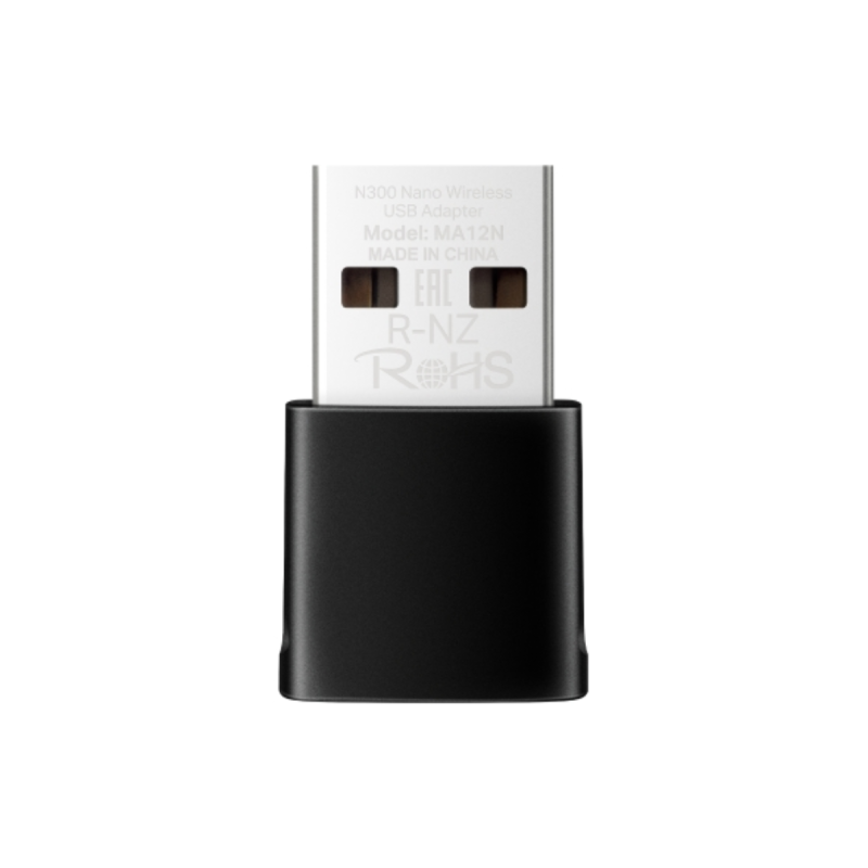 Placa de Red MA12N Nano USB Mercusys 300Mbps wireles