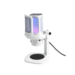 Microfono Raptor Vox RGB USB p/Streaming White