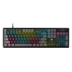 Teclado Corsair K70 CORE RGB Mecanico MLX Red Carbon Gray