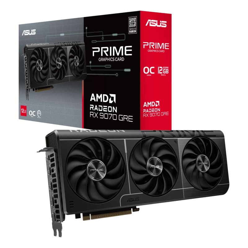 Placa de Video ASUS AMD Radeon PRIME RX9070 O12G