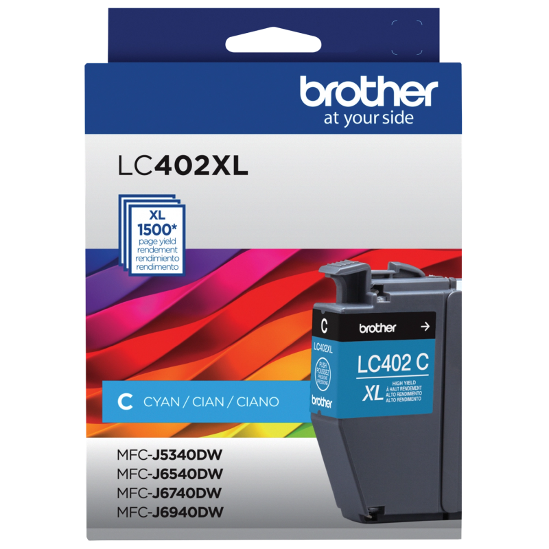 Cartucho de Tinta Brother LC402XLC Cian