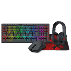 Combo 4 en 1 Redragon S147 Teclado Mouse Auricular y MousePad