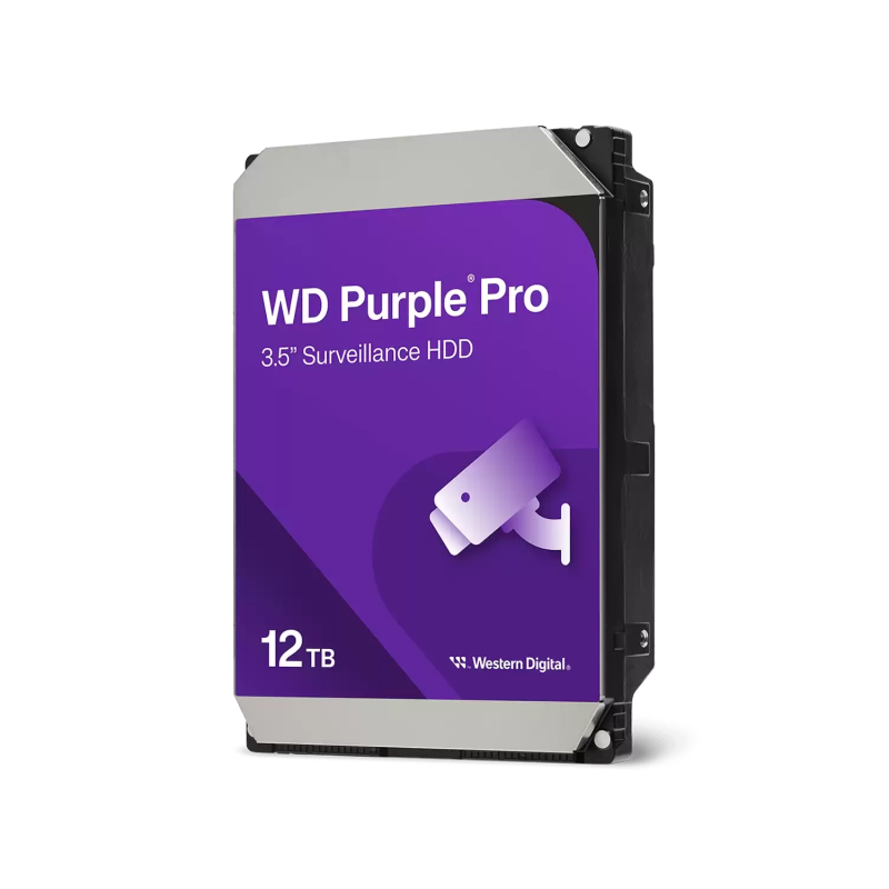 Disco Interno HDD WESTERN DIGITAL Purple Pro 12TB 3.5" SATA 3.0 512MB 7200rpm