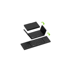Teclado Klip Xtreme FlexPlit Bluetooth Negro