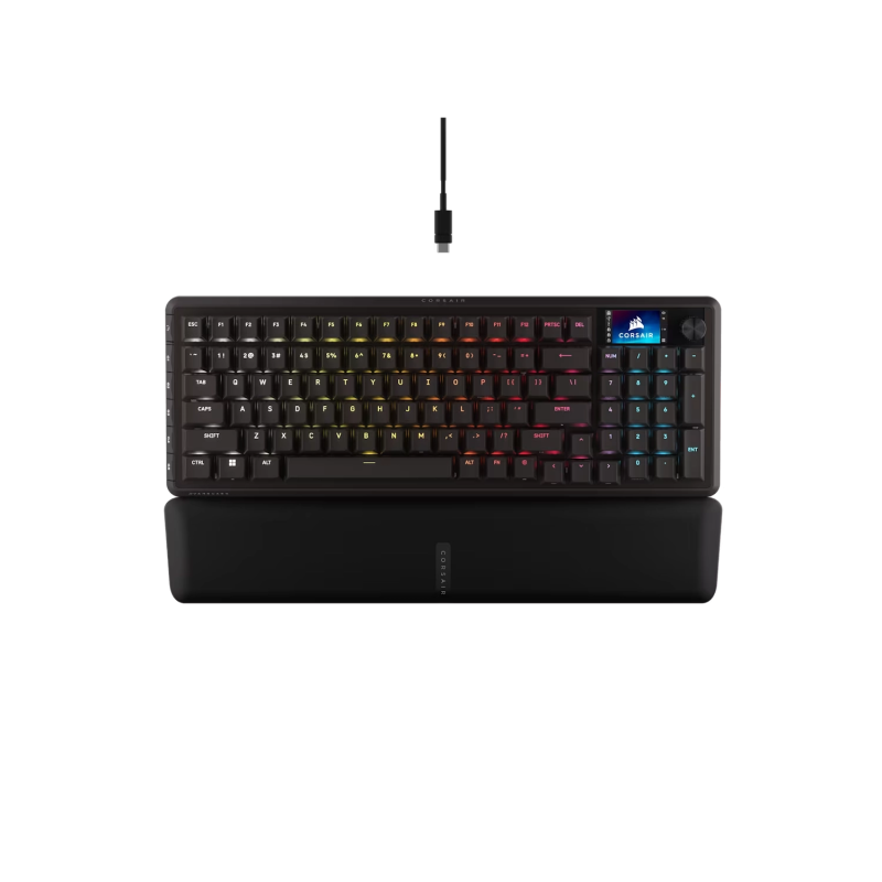 Teclado gamer mecanico Corsair Vanguard 96 MLX Plasma
