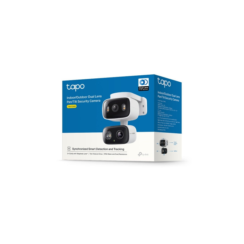 Cámara Ip Tp-Link Tapo C246D Ptz Doble Lente Seguridad