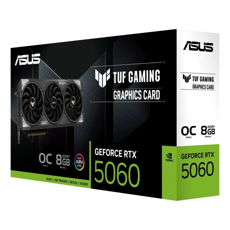 Placa De Video 8Gb Rtx 5060 Asus Tuf Gaming Oc Gddr7