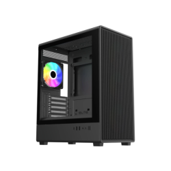 Gabinete Cooler Master Elite 350 Mini Tower 4 Fans ARGB Tempered Glass Black...